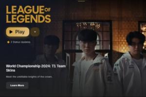 区别对待？国外客户端登录页面T1冠军皮肤宣传图淡化隐藏Zeus身影