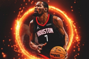 37岁了！火箭官方晒图：生日快乐！凯文-杜兰特！