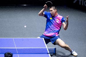 周启豪0-3不敌雨果，无缘中国大满贯男单8强