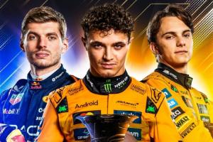 决战阿布扎比！诺里斯领先维斯塔潘12分，领先皮亚斯特里16分