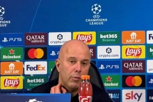 斯洛特：这个点球也许在英超不会吹，英超和欧冠有时判罚不一样