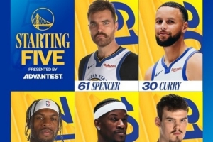 追梦缺阵！勇士首发：库里复出搭斯潘塞、希尔德、巴特勒、波斯特