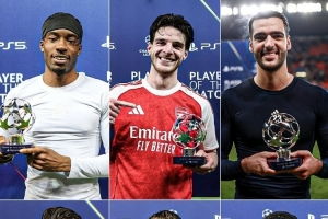 多点开花，阿森纳本赛季欧冠6场全场最佳分别由6人获得