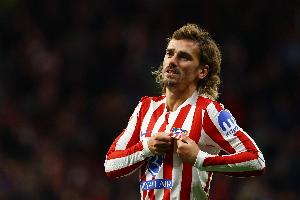 格列兹曼5个联赛进球全部替补登场打进，本赛季五大联赛最多