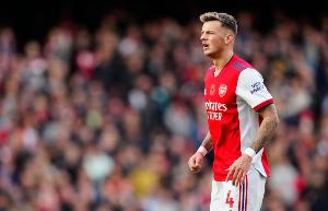 阿尔特塔：本·怀特感觉自己的腿筋有些不适，这可不是个好消息