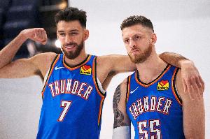 ⚡️赛季首次合体！雷霆首发：SGA、多特、杰伦威、切特、哈滕