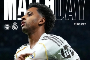 能否取胜？皇马发布对阵阿拉维斯赛前海报，罗德里戈单人出镜